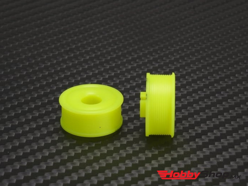 Pn Racing - Mini-Z 2Wd Machine Delrin Cut Yellow Formula 8.5X20Mm Flanged Wheel F2 En Existencia