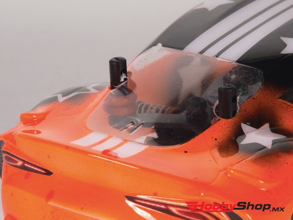 Pn Racing - Mini-Z Carbon Fiber Damper Plate For Side Shocks / Rear Body Posts En Existencia