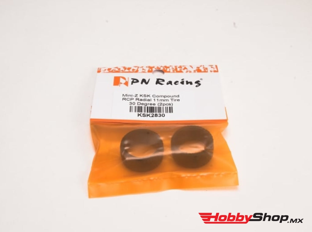 Pn Racing - Mini-Z Ksk Compound Rcp Radial 11Mm Tire 30 Degree (2Pcs) En Existencia