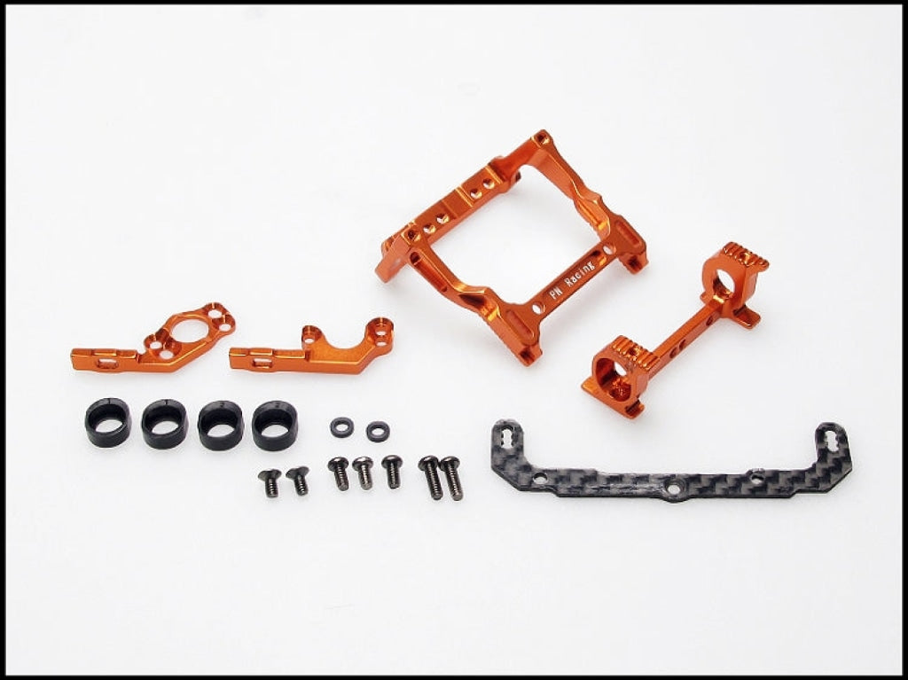 Pn Racing - Mini-Z Mr02/03 93-102Mm Multi Motor Mount (Orange) En Existencia