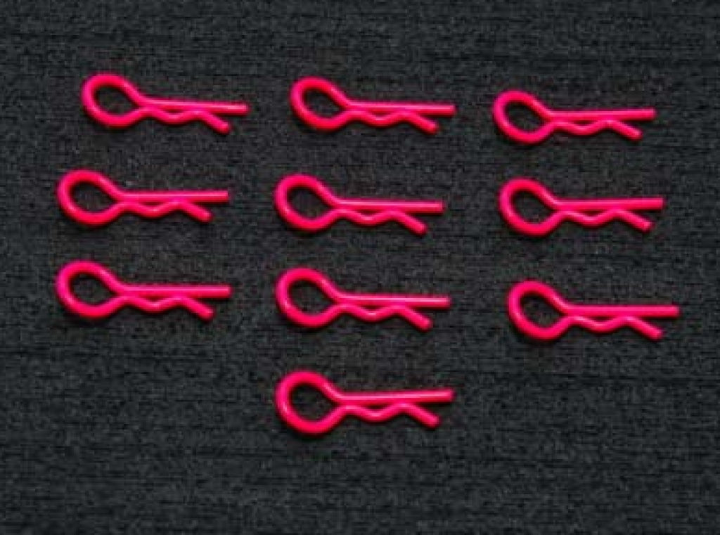 Pn Racing - Ultra Body Clip 10Pcs (Red) En Existencia