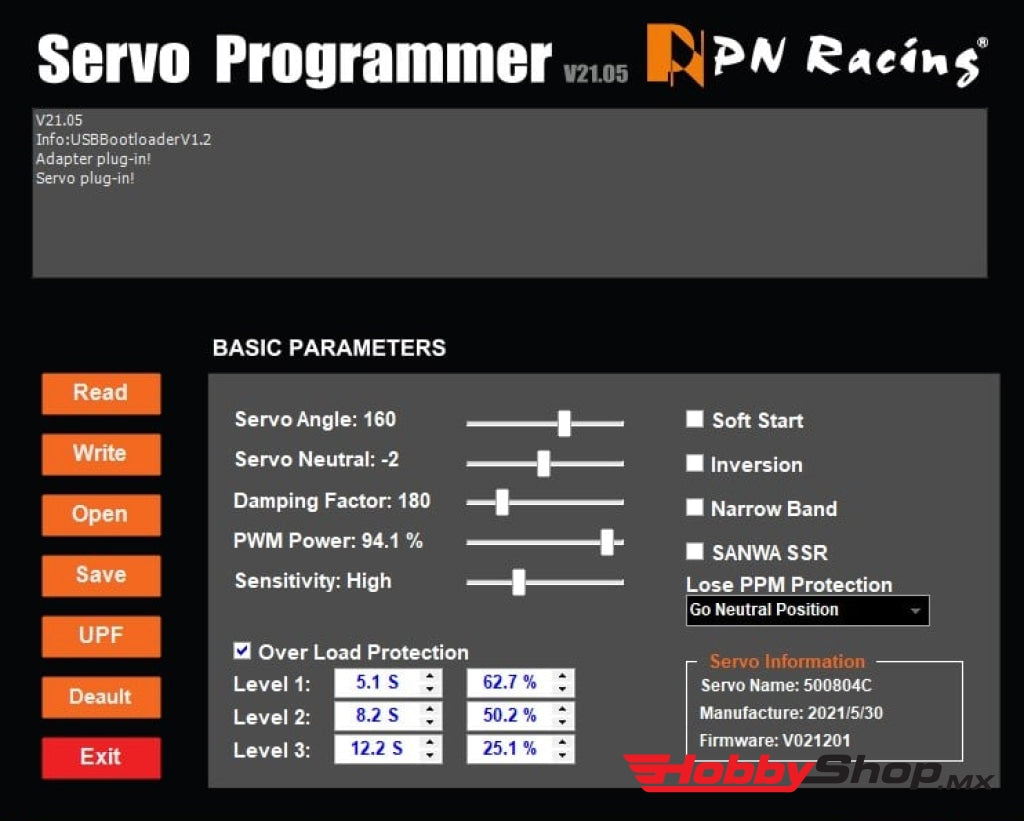 Pn Racing - Usb Programmer For Anima V3 V4 Servo And Micro Board En Existencia