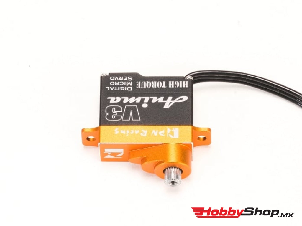 Pn Racing - V3 Anima High Torque Titanium Gear Digital Micro Servo En Existencia