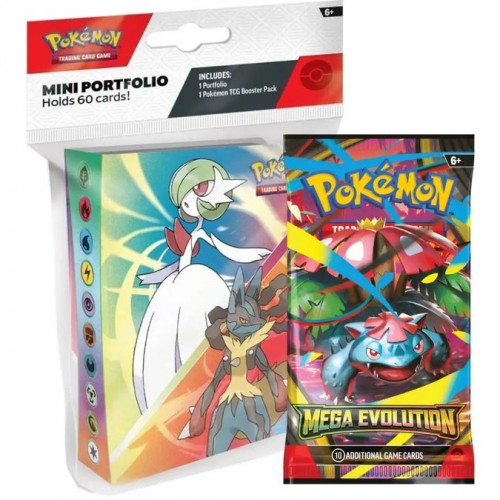 Pokémon TCG: Mini Portafolio - Mega Evolutions (Inglés)