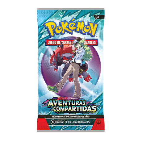 Pokémon TCG: Scarlet & Violet / Aventuras Compartidas - sobre con 10 cartas -Español