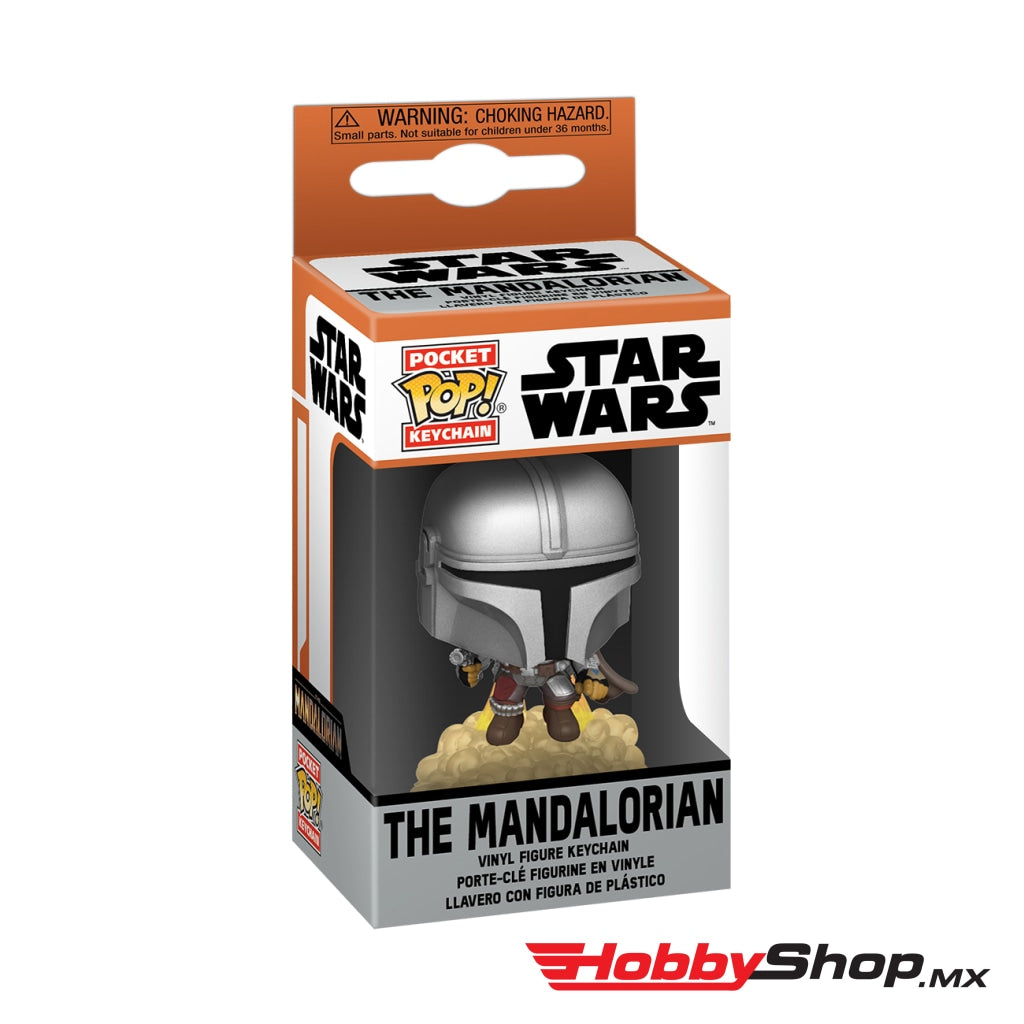 Pop Keychain: Jstar Wars The Mandalorian - Con Blaster En Existencia