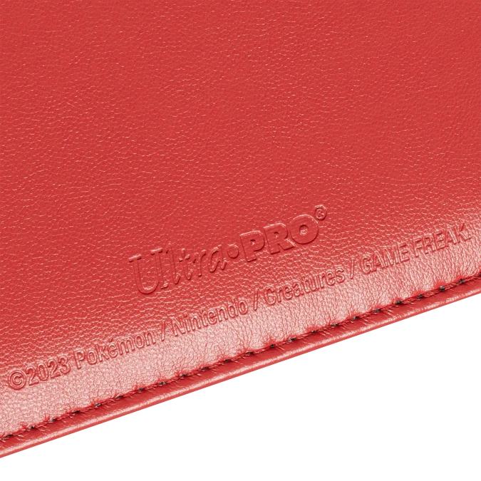 Ultra Pro: Premium Red 4-Pocket Snap Binder for Pokémon