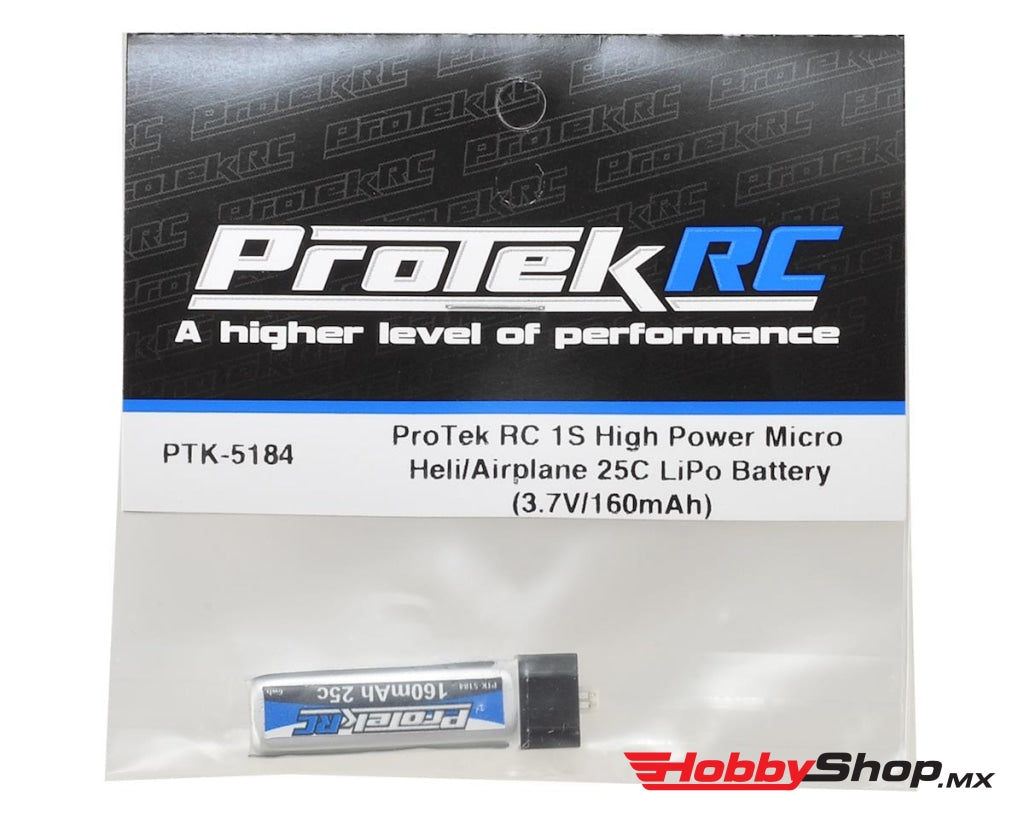 Protek Rc - 1S High Power Micro Heli / Airplane 25C Lipo Battery (3.7V 160Mah) En Existencia