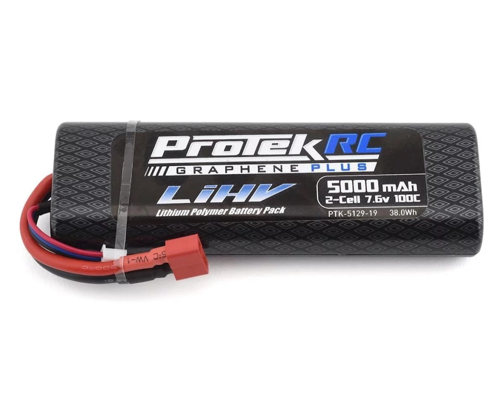 Protek Rc - 2S 100C Si-Graphene + Hv Lipo Stick Pack Tcs Battery (7.6V / 5000Mah) En Existencia