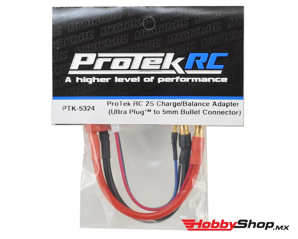 Protek Rc - 2S Charge / Balance Adapter (T-Style Ultra Plug To 5Mm Bullet Connector) En Existencia