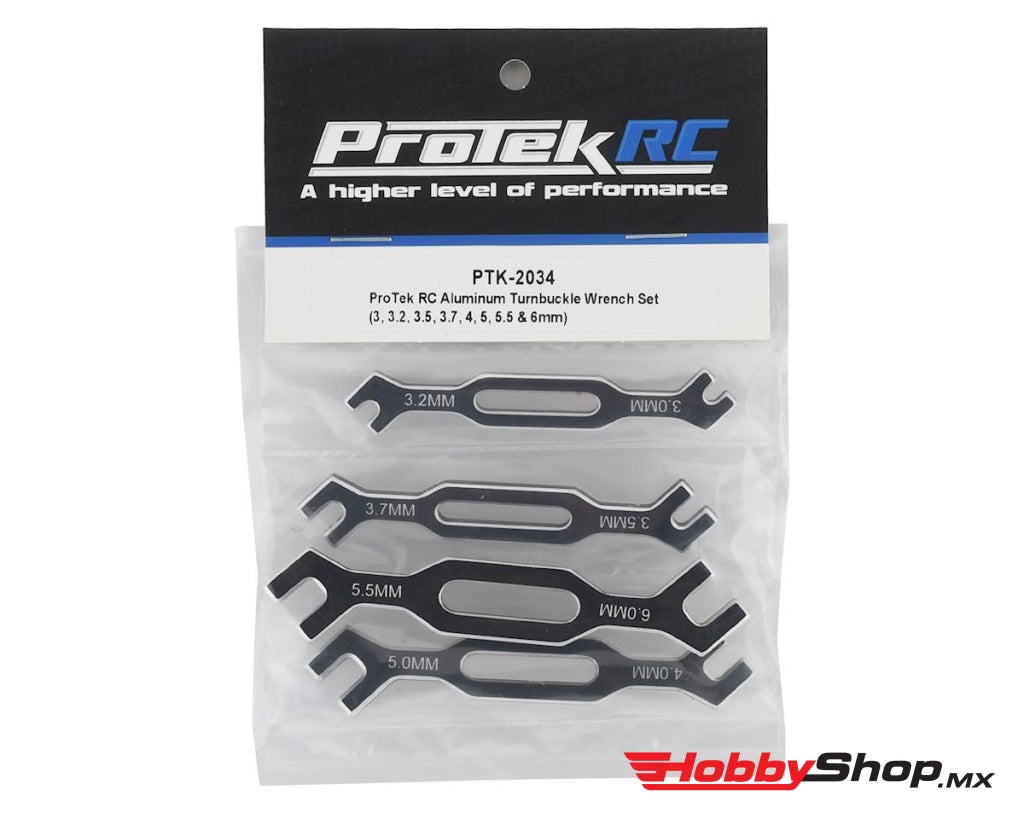 Protek Rc - Aluminum Turnbuckle Wrench Set (3 3.2 3.5 3.7 4 5 5.5 & 6Mm) En Existencia