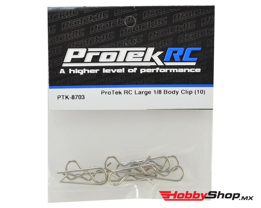Protek Rc - Large Body Clip (10) (1/8 Scale) En Existencia
