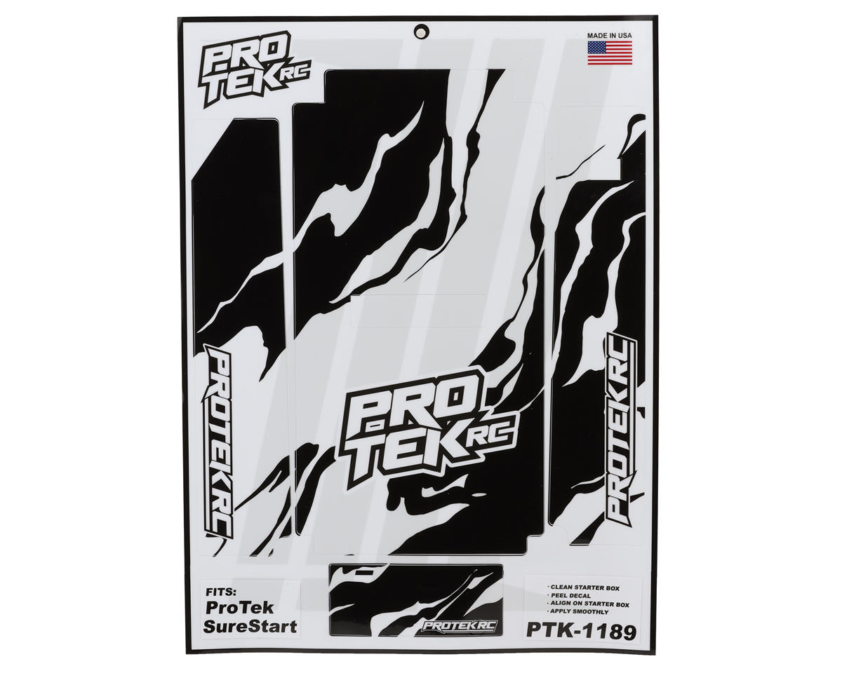 ProTek RC - Sure Start Starter Box Wrap (Complex) - Calcomanía