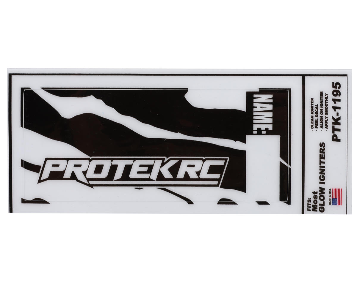 ProTek RC - Glow Igniter Wrap (Complex) - Calcomanía