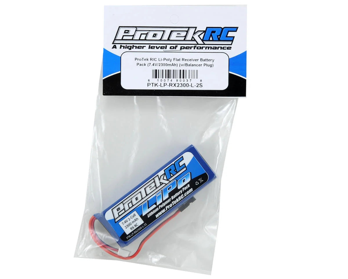 Protek RC - LiPo Receiver Battery Pack (Mugen/AE/8ight-X) (7.4V/2300mAh) (w/Balance Plug)