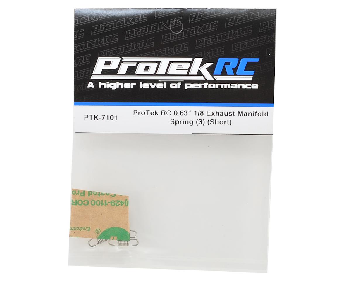 Protek RC - 0.63" 1/8 Exhaust Manifold Spring (3) (Short)