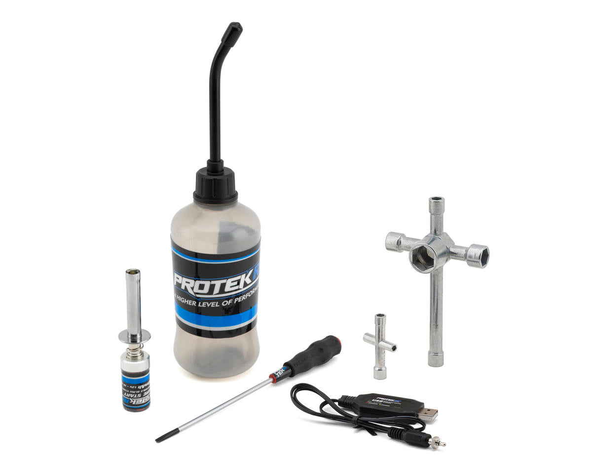 ProTek RC - Nitro Starter Set w/Glow Ignitor, Fuel Bottle, Wrenches & Screwdriver