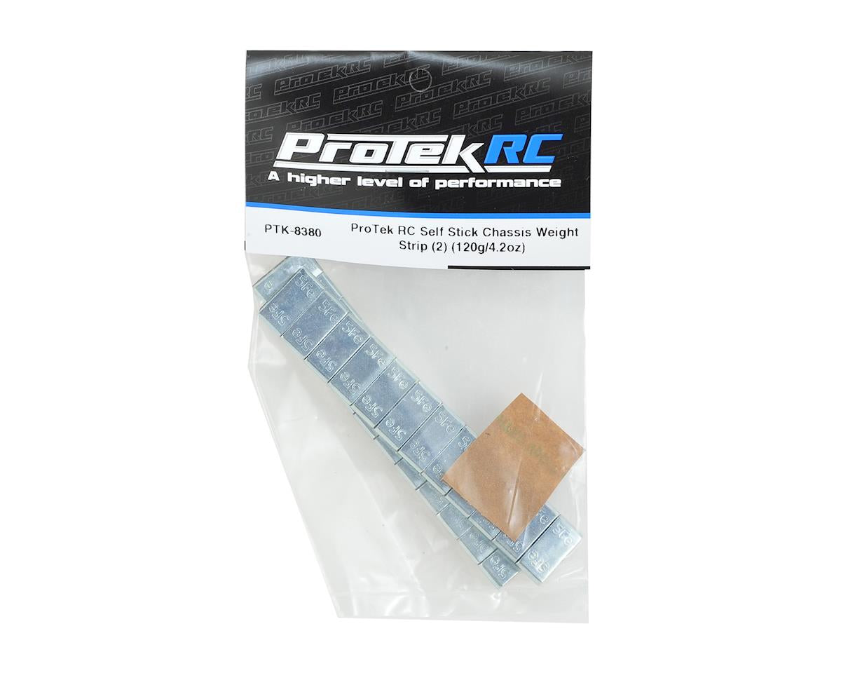 Protek RC - Self Stick Chassis Weight Strip (2) (120g / 4.2oz)