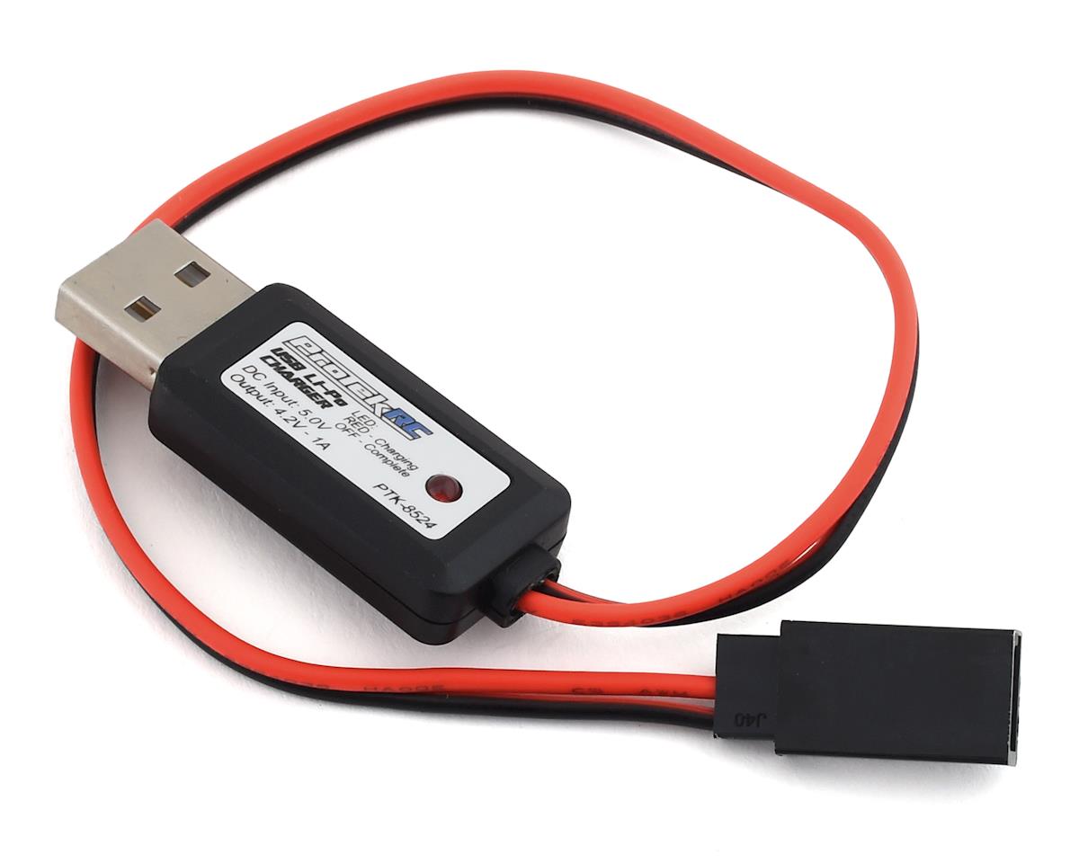 ProTek RC - 1S USB LiPo Charger (1 Amp) (Sanwa M17 & MT44)