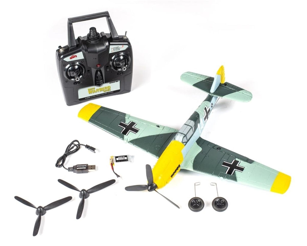 Rage R/c - Messerschmitt Bf 109 Micro Rtf Airplane W/pass En Existencia