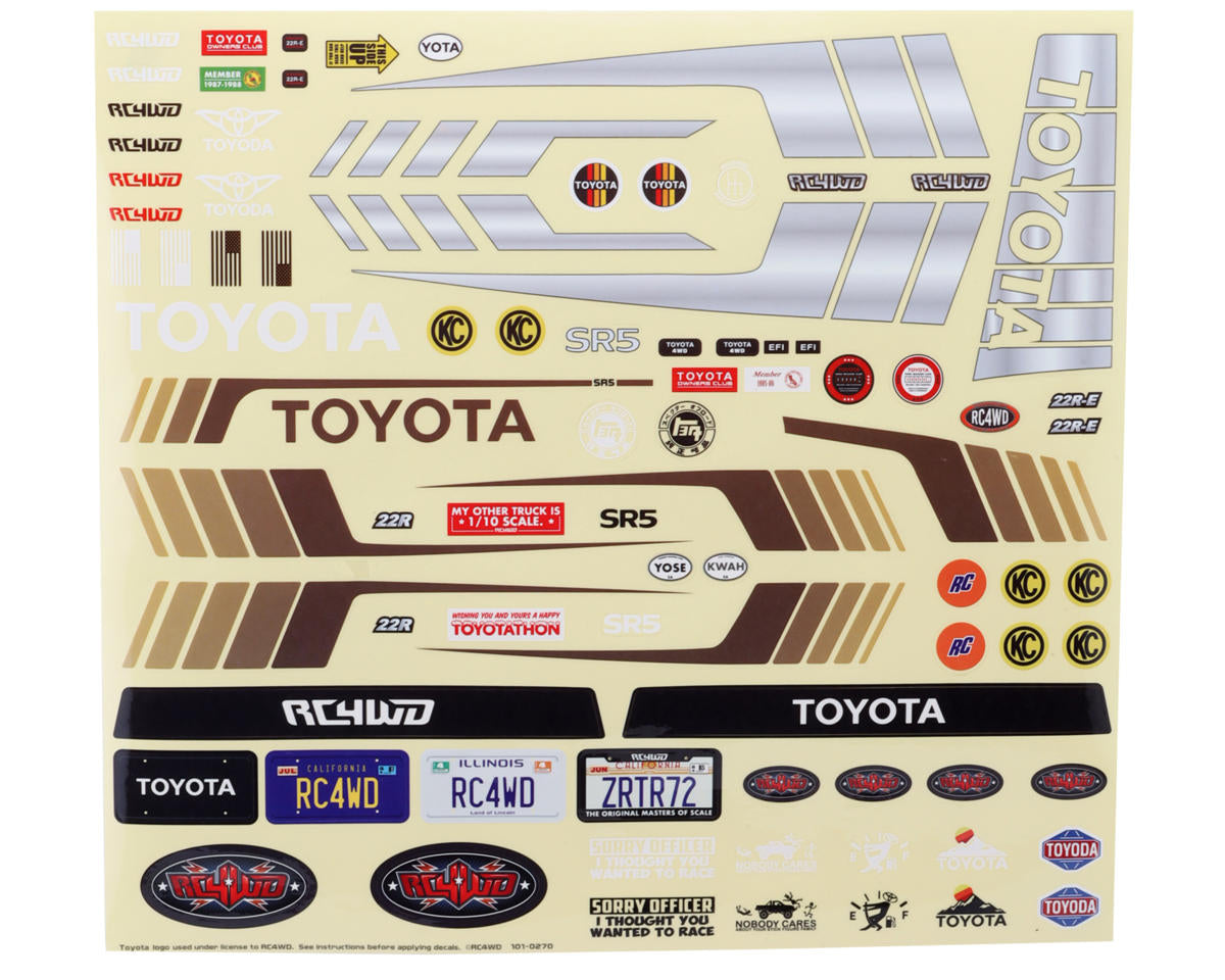 RC4WD - Trail Finder 2 RTR w/1985 Toyota Pickup Hard Body Set