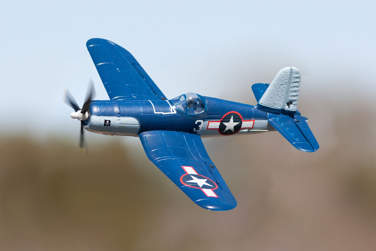 Rage R/C - F4U Corsair Jolly Rogers Micro RTF Airplane with PASS (Pilo