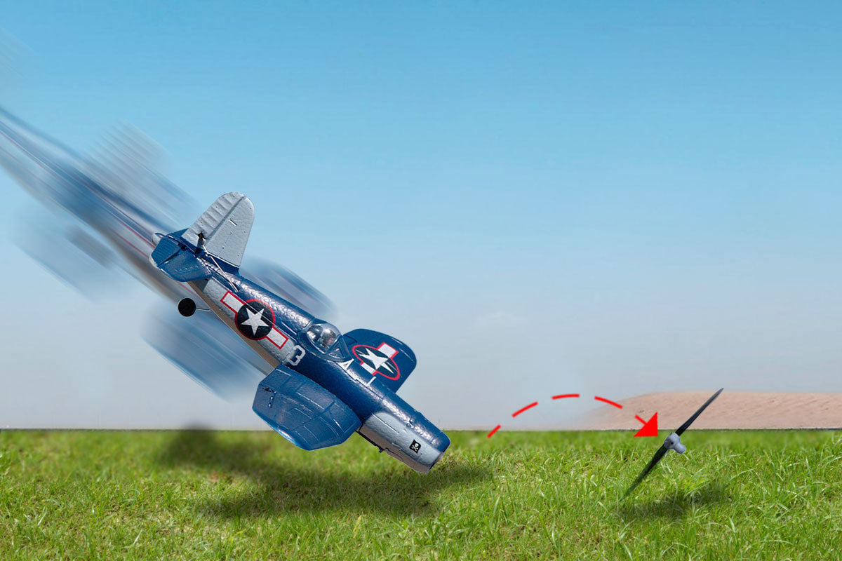 Rage R/C - F4U Corsair Jolly Rogers Micro RTF Airplane with PASS (Pilo