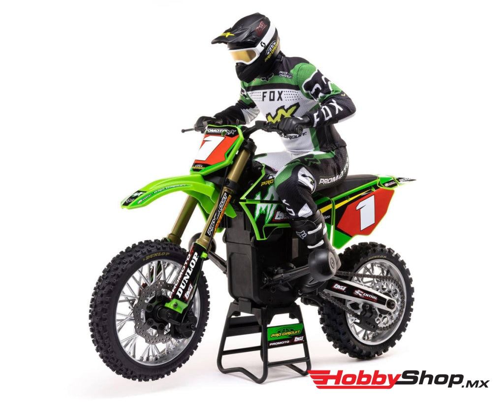 Team Losi - 1/4 Promoto-Mx Motorcycle Rtr With Battery And Charger Pro Circuit En Existencia