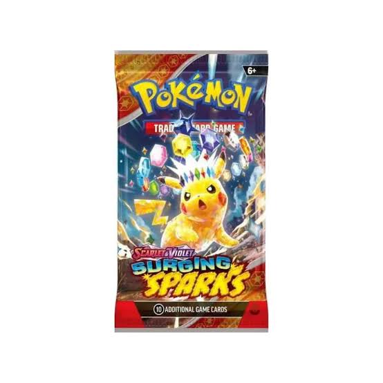 Pokémon TCG: Scarlet & Violet / Surging Sparks - sobre con 10 cartas -Español