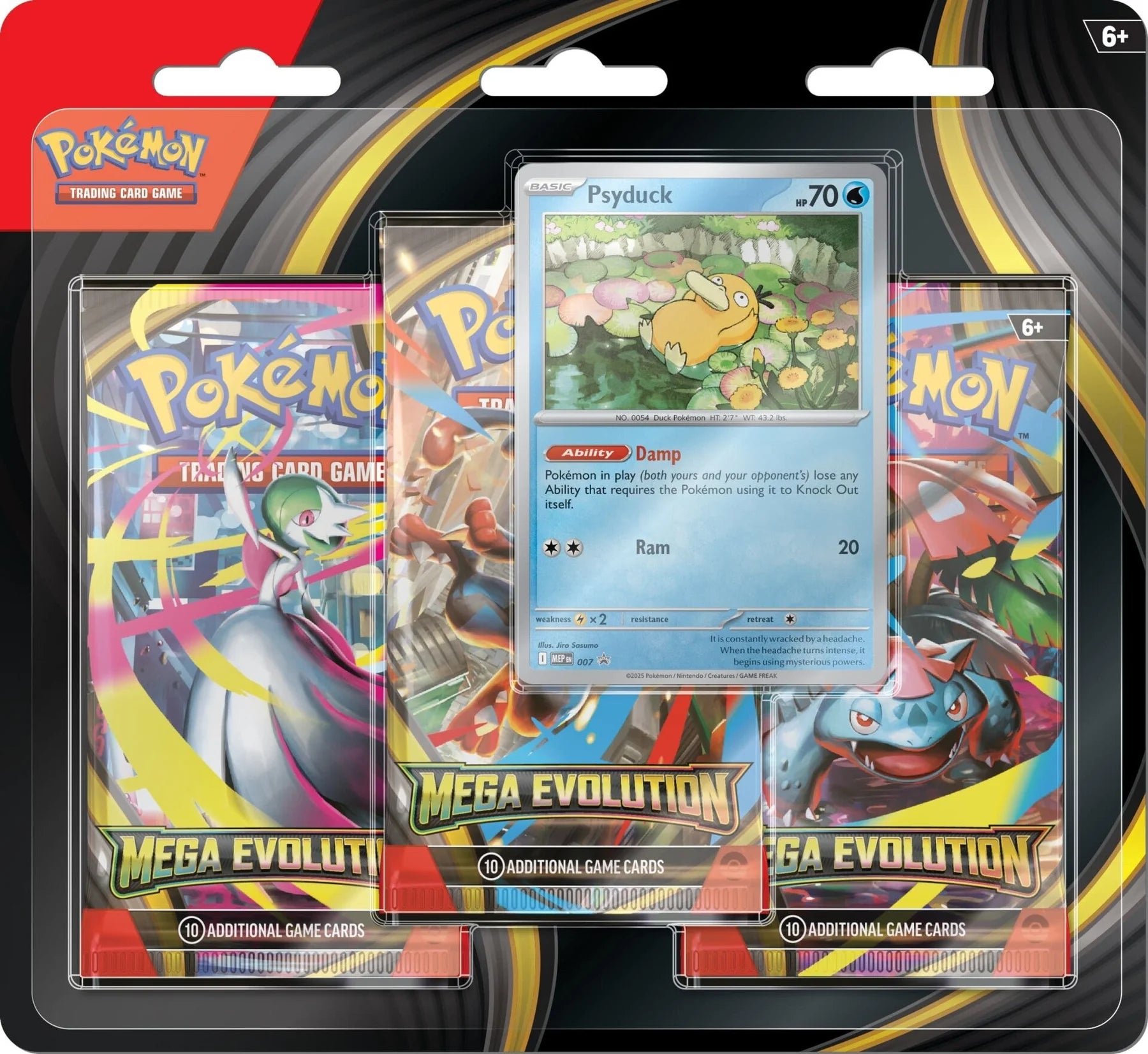 Pokémon TCG: Mega Evolutions Three-Booster Blister - Inglés