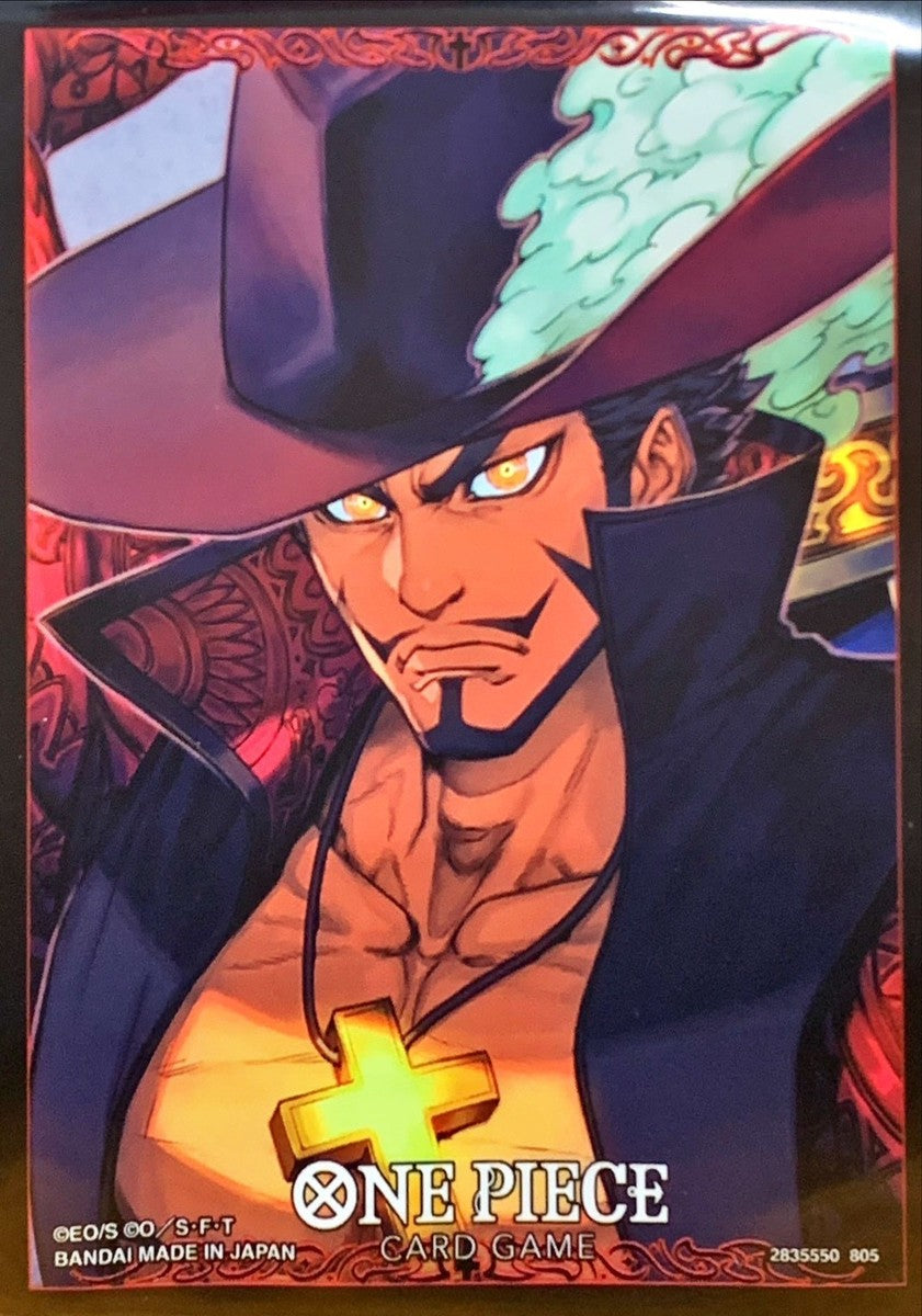 Bandai - One Piece Card Game - Sleeves Oficiales Dracule Mihawk
