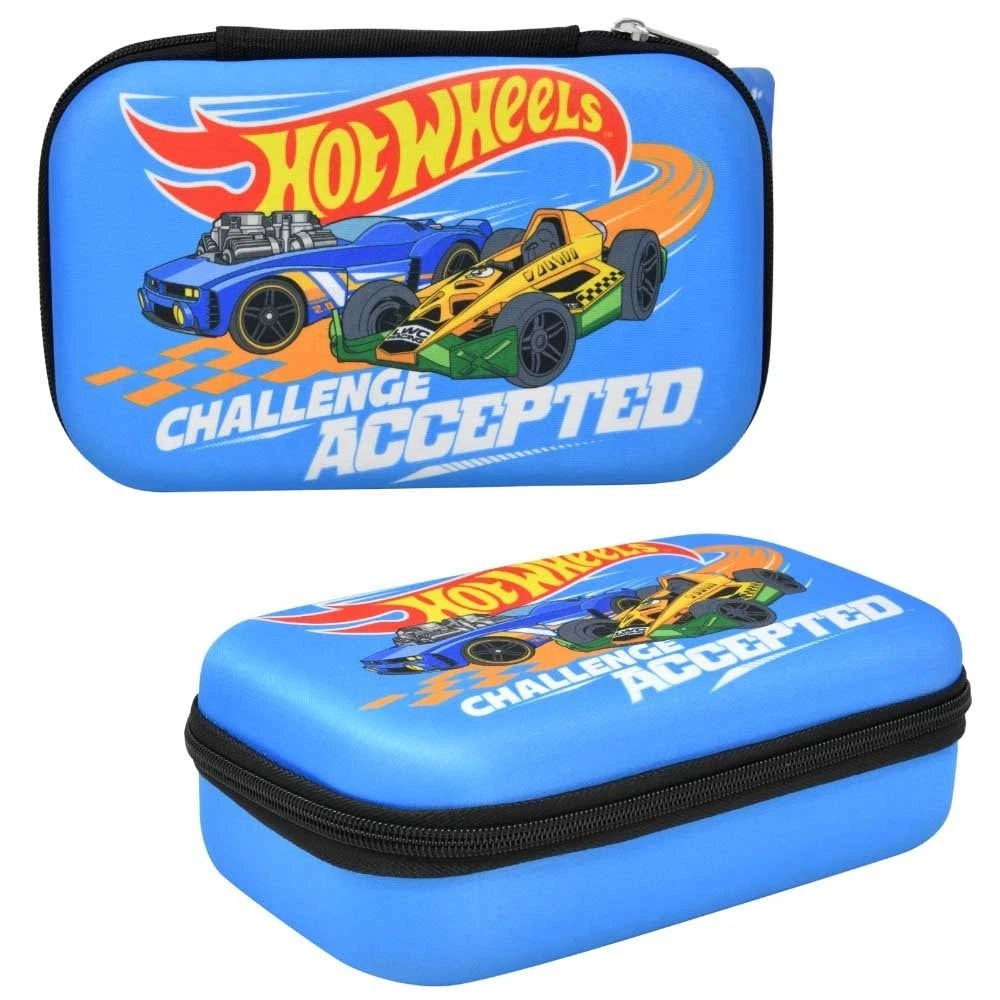 Mattel - Hot Wheels Estuche para Lapices EVA Moldeado