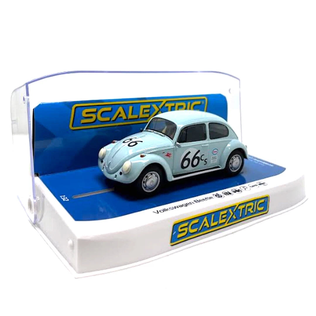 Scalextric - Volkswagen Beetle - Blue #66 - Análogo, Escala 1/32