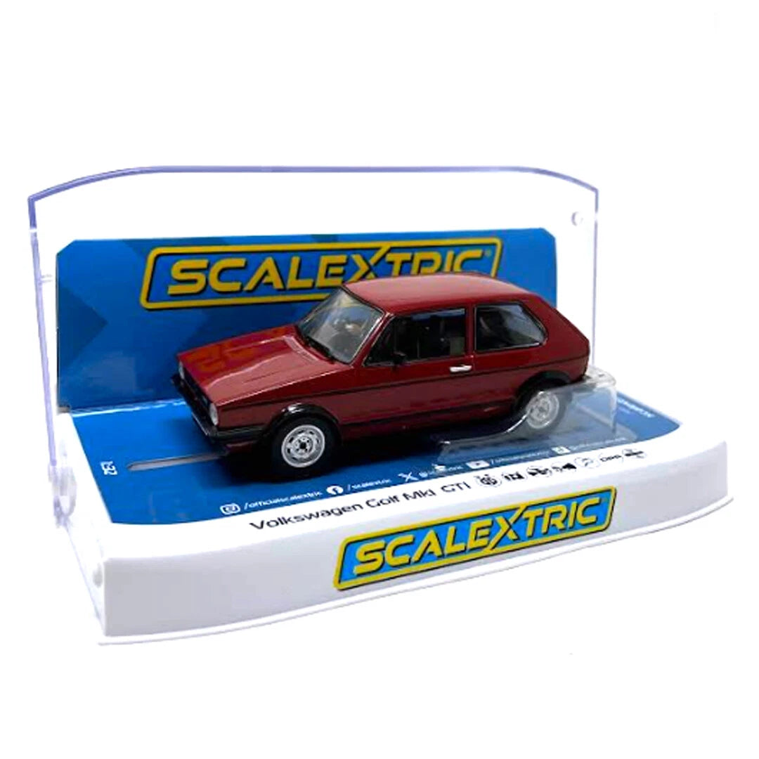 Scalextric - Volkswagen Golf GTI - Red - Análogo, Escala 1/32