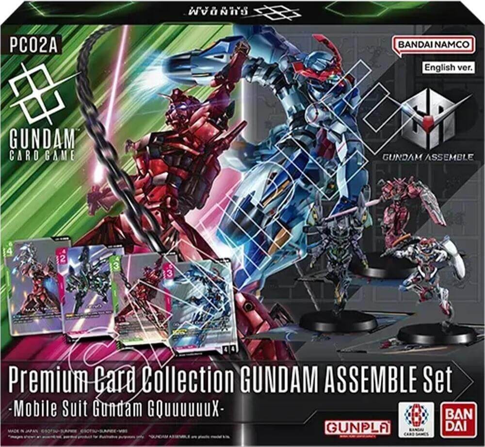 Gundam TCG: Premium Card Collection GUNDAM ASSEMBLE Set (PC02A) *INCLUYE GUNPLA MINIATURES*