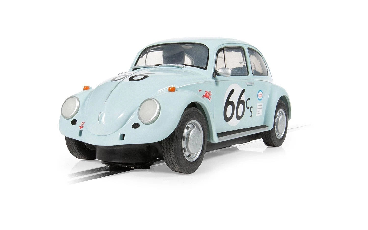 Scalextric - Volkswagen Beetle - Blue #66 - Análogo, Escala 1/32