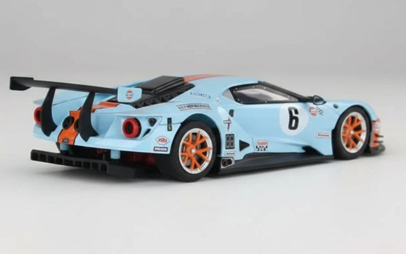 Sideways - Gulf Ford GT No.6 Historic Colours Le Mans 1969
