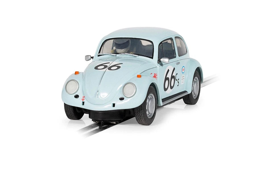 Scalextric - Volkswagen Beetle - Blue #66 - Análogo, Escala 1/32