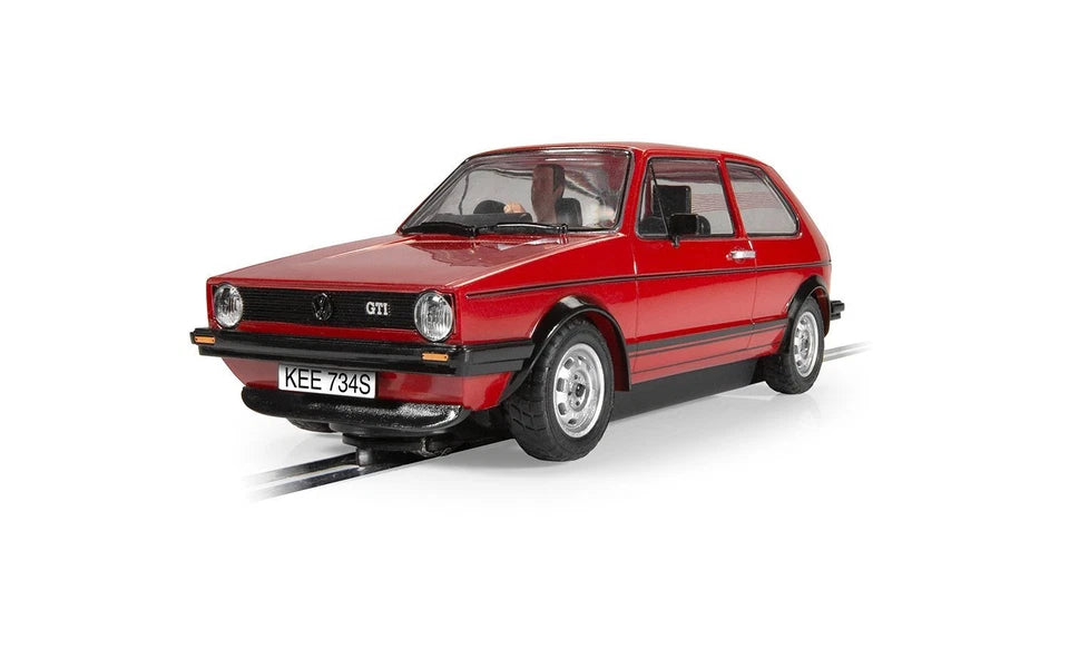 Scalextric - Volkswagen Golf GTI - Red - Análogo, Escala 1/32