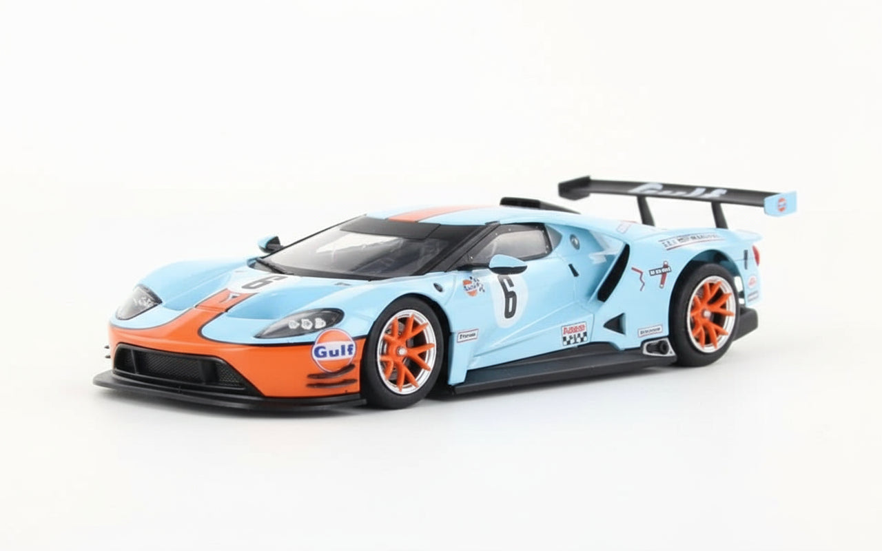 Sideways - Gulf Ford GT No.6 Historic Colours Le Mans 1969