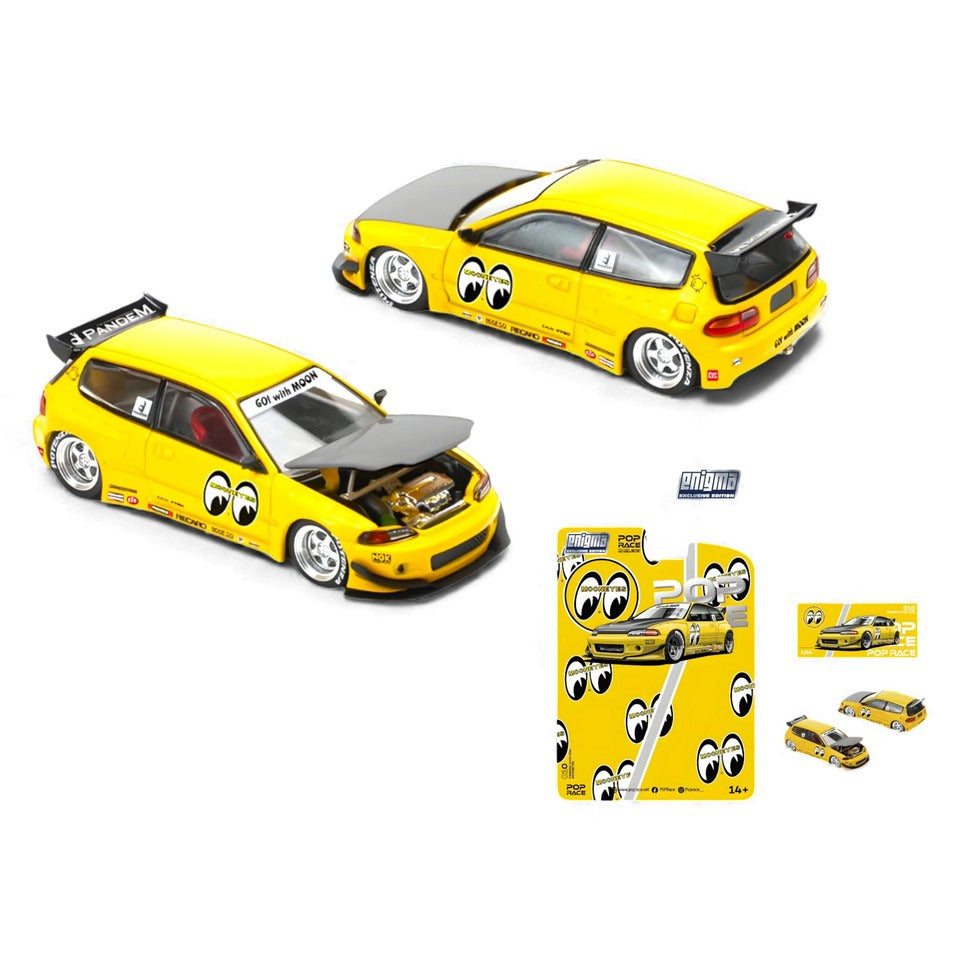 POP RACE-Pandem Civic EG6 v1.5 - MOONEYES 1:64