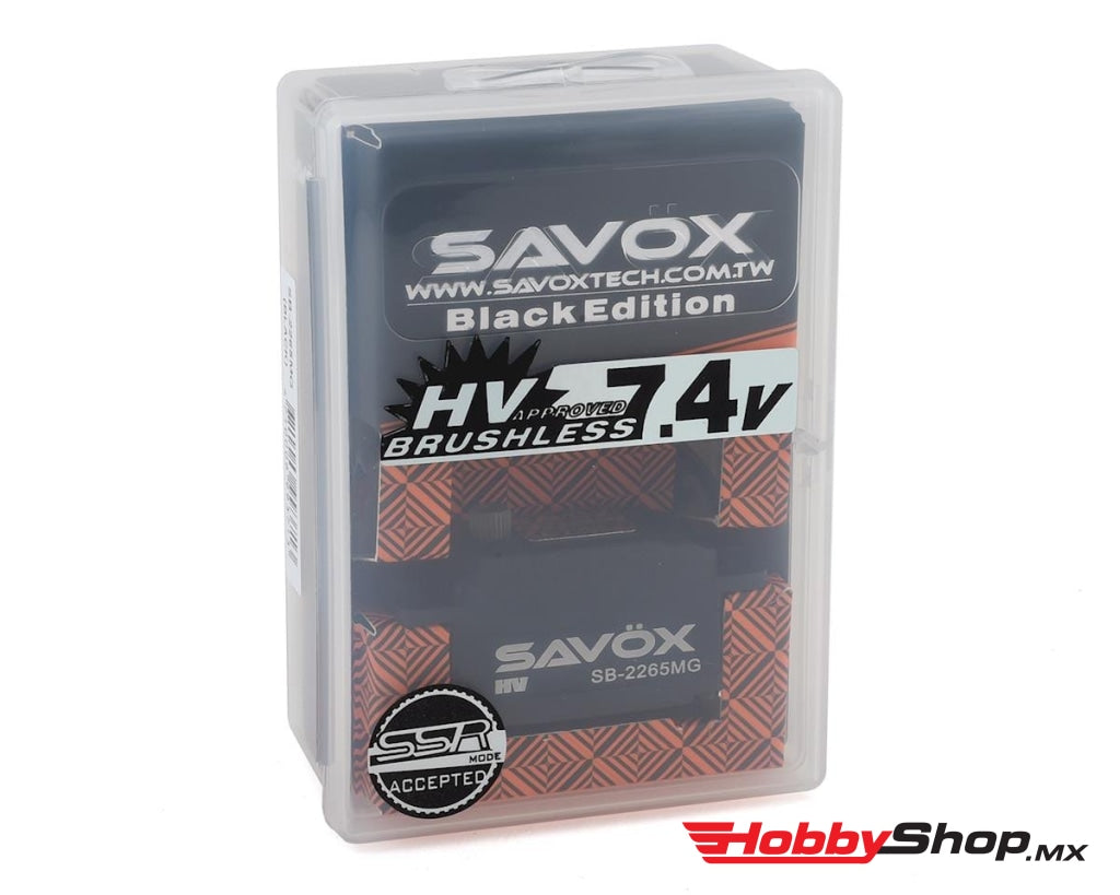 Savox - Black Edition Low Profile High Voltage Brushless Digital Servo 0.08Sec / 166.6Oz @ 7.4V En