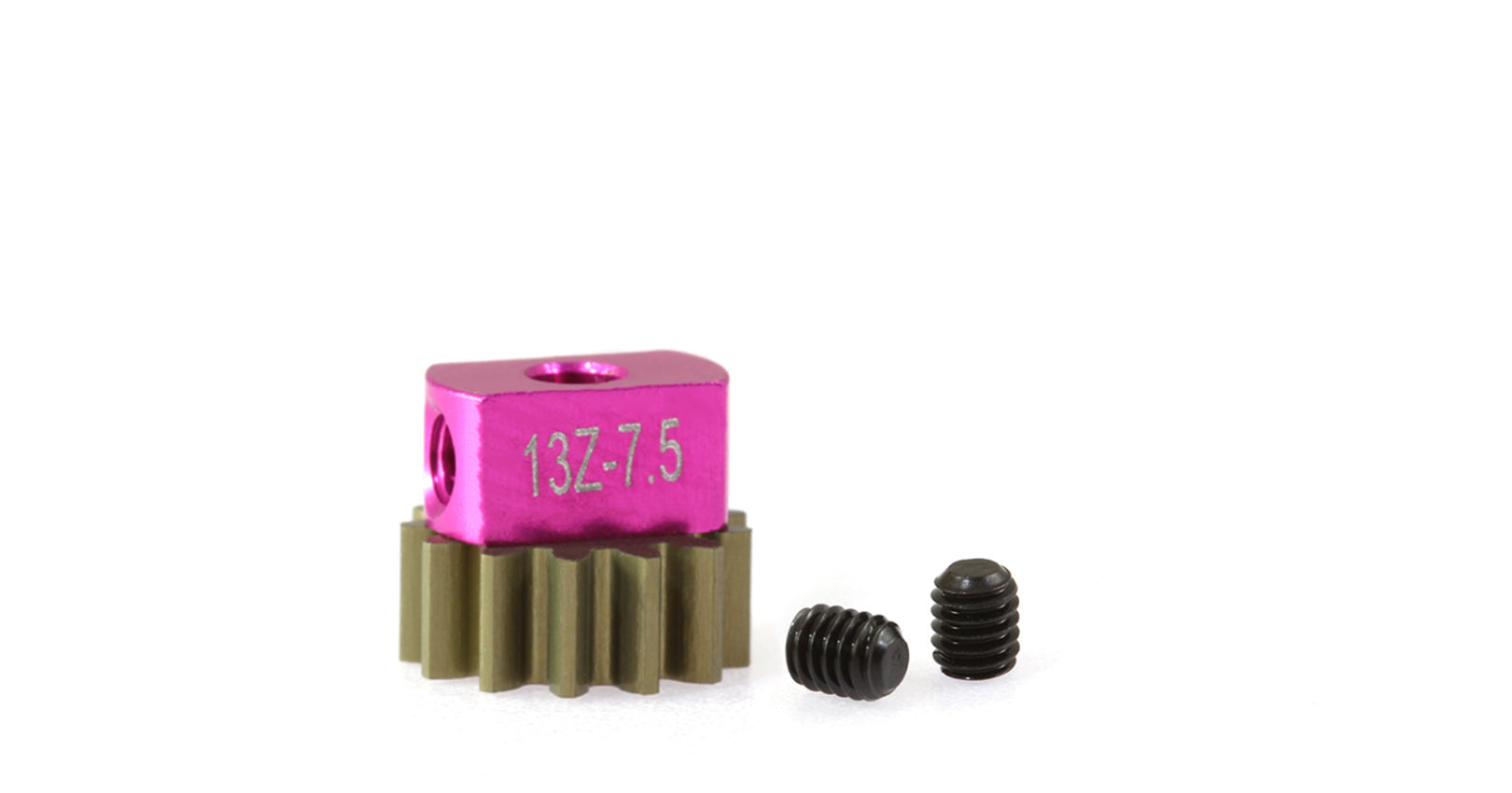 ScaleAuto - Piñón extraíble 13d. M50 ø7,5mm en ergal para eje 2mm con fijación mediante tornillo M2.5mm.