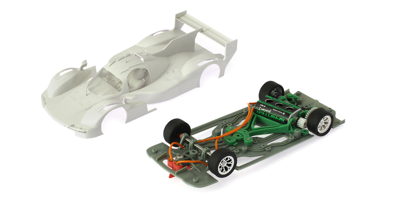 ScaleAuto - Porsche 963 GTP / Hypercar White Racing Kit Anglewinder RT4