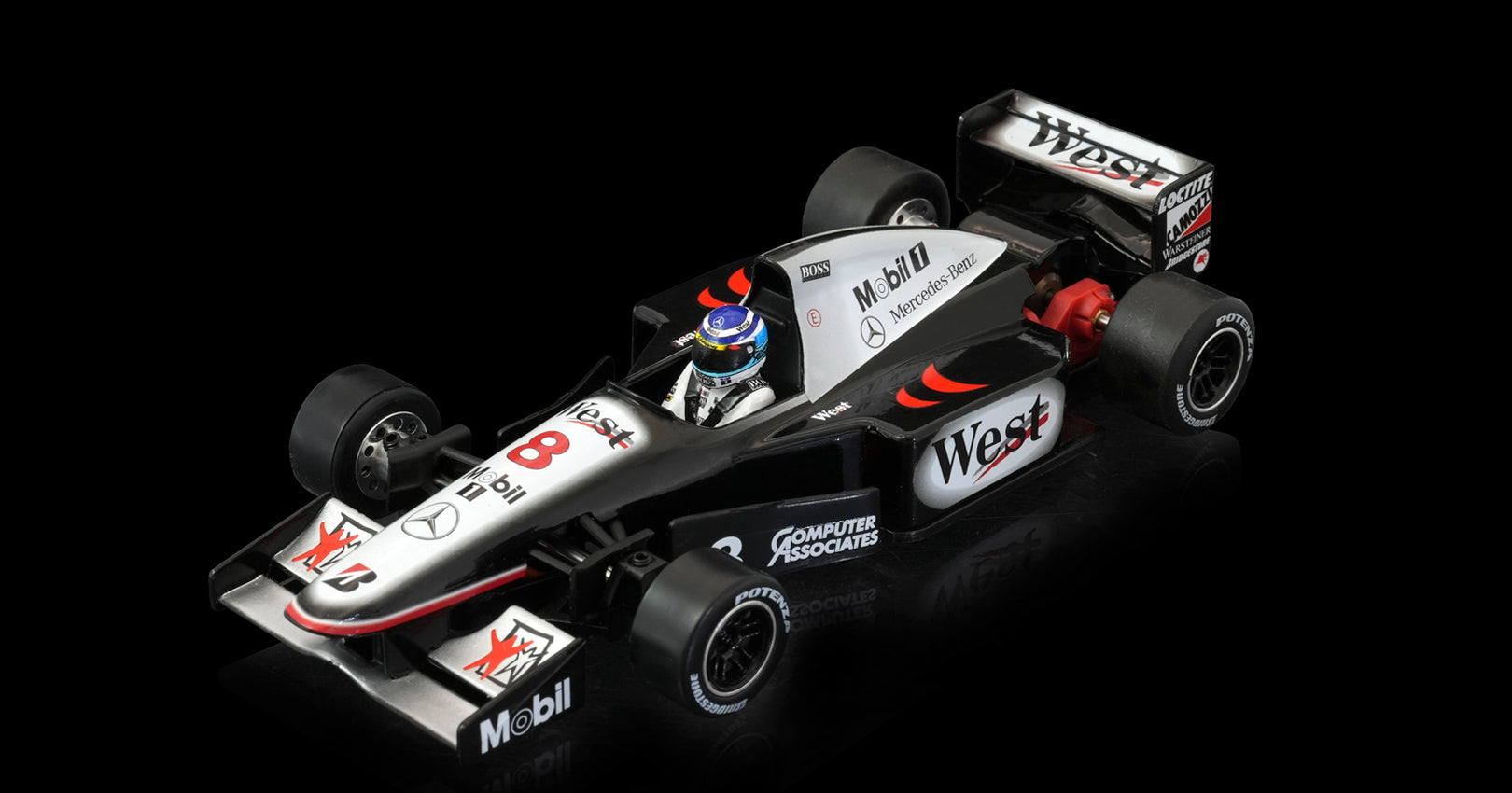 ScaleAuto - Formula 90-97 MP4_17 1998 #8 West - M. Hakinnen World Champion - Morro Alto