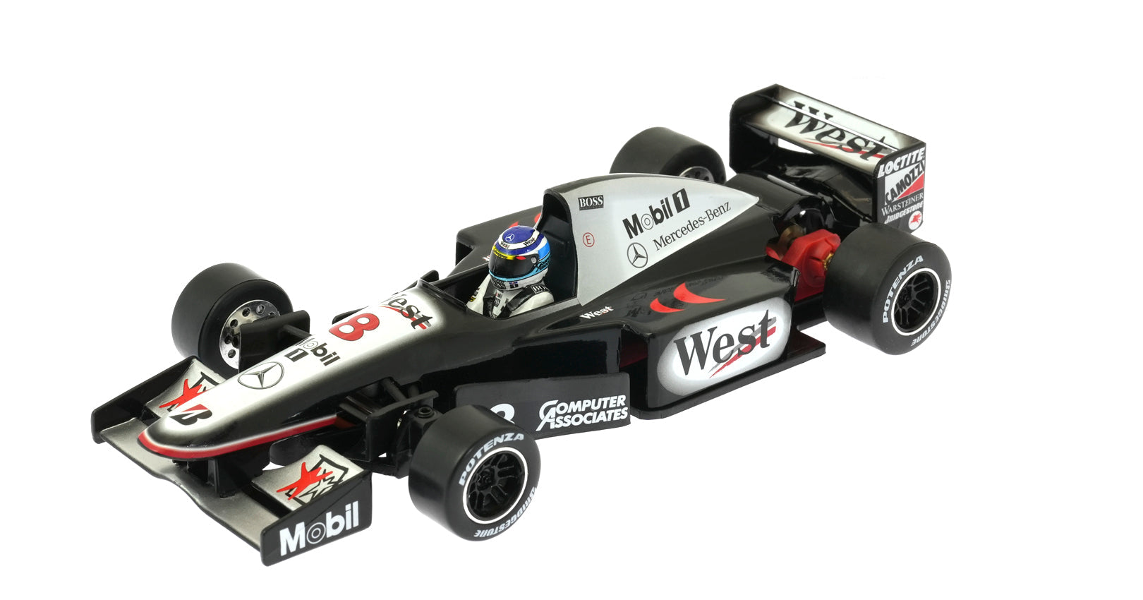 ScaleAuto - Formula 90-97 MP4_17 1998 #8 West - M. Hakinnen World Champion - Morro Alto