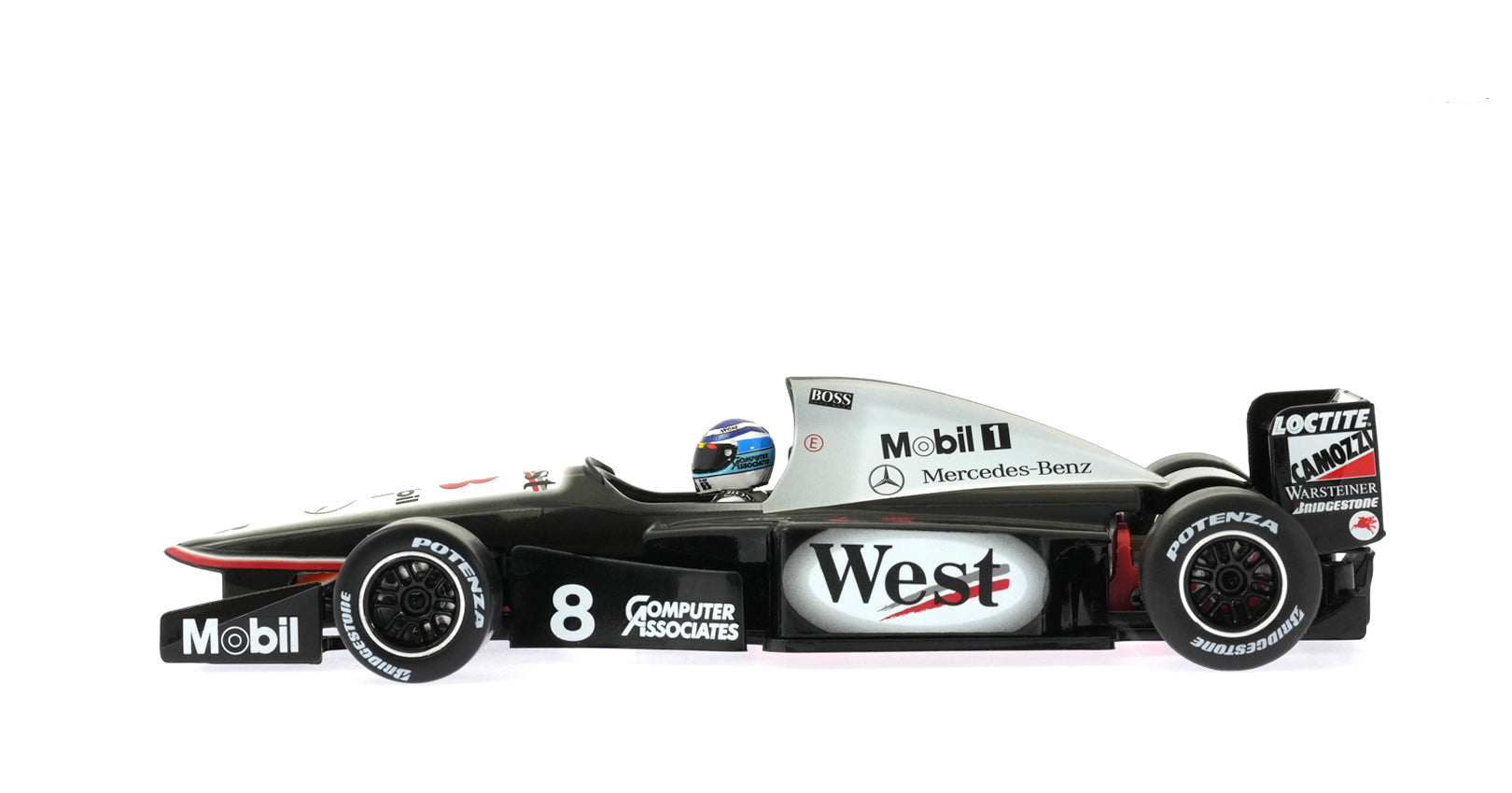 ScaleAuto - Formula 90-97 MP4_17 1998 #8 West - M. Hakinnen World Champion - Morro Alto