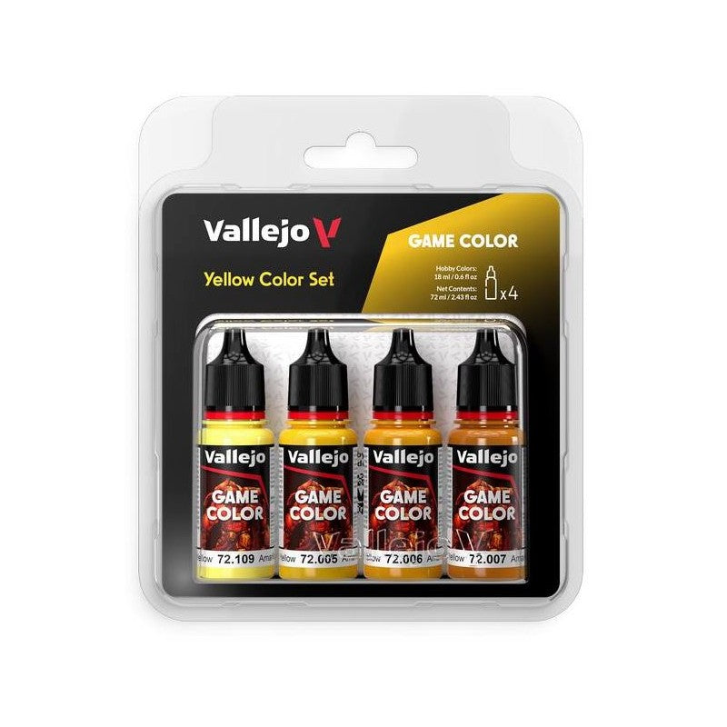 Vallejo - Game Color Set Amarillo 4x 18ml