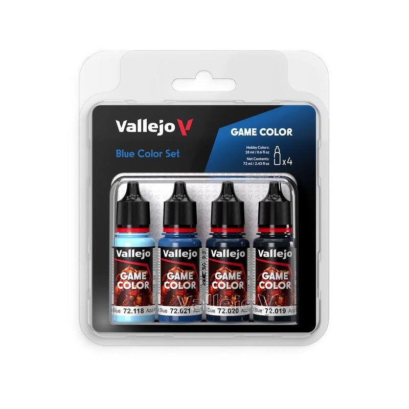 Vallejo - Game Color Set Azul 4x 18ml