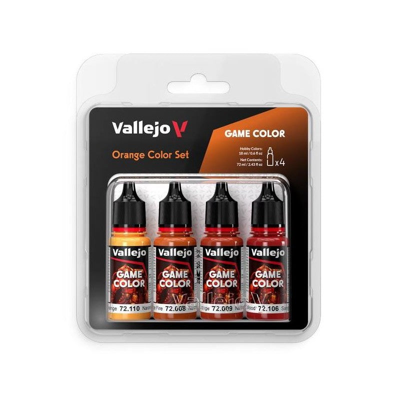 Vallejo - Game Color Set Naranja 4x 18ml